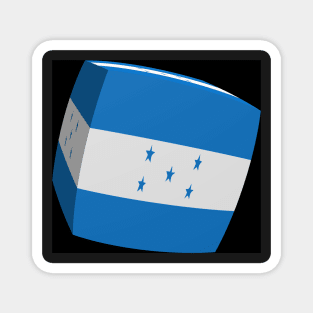 Honduras Flag cubed. Magnet