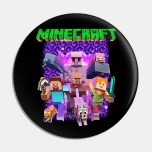 Love Minecraft Pin