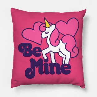 Be Mine Unicorn Pillow