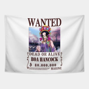 Boa Hancock One Piece Wanted Tapestry