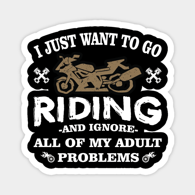 I just want to go ridding Magnet by VekiStore