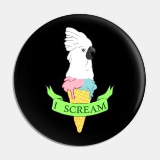 ice cream umbrella cockatoo i scream Pin