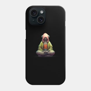 Meditating Cyber Girl Phone Case