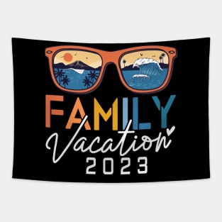 Family Vacation 2023 Beach Matching Summer Vacation 2023 Tapestry