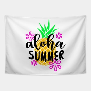 Aloha Summer Pineapple Tapestry