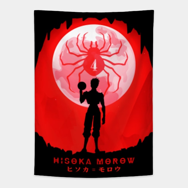 Hisoka Morow Silhouette Phantom Troupe Tapestry TeePublic