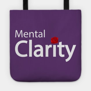 Mental clarity typography design Tote