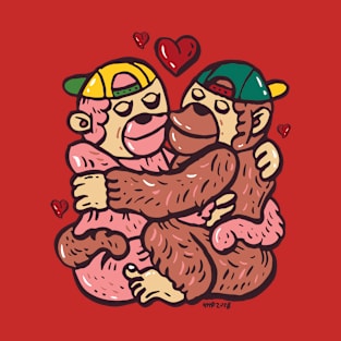 Monkey's love T-Shirt