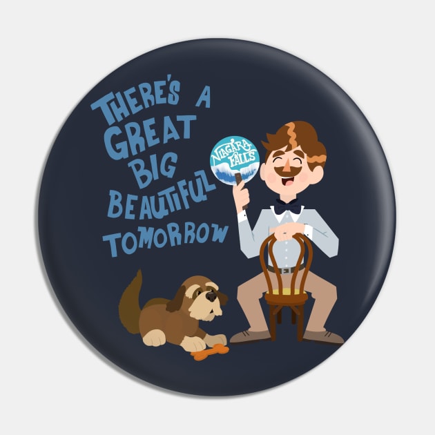 Man Has a Dream Pin by zipadeelady