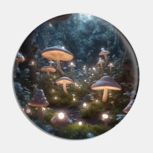 Goblincore Mushroom Magic Pin