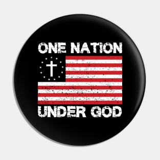 Nation Under God Pin