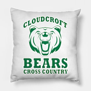 Cloudcroft Bears Cross Country (Green) Pillow