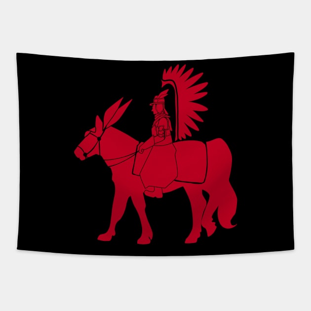 Polish Hussar Logo Tapestry by KLOMONX