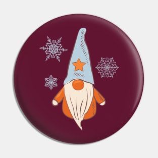 New Year's gnome Pin