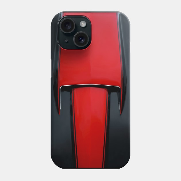 Chevy Corvette Hood Detail Phone Case by mal_photography