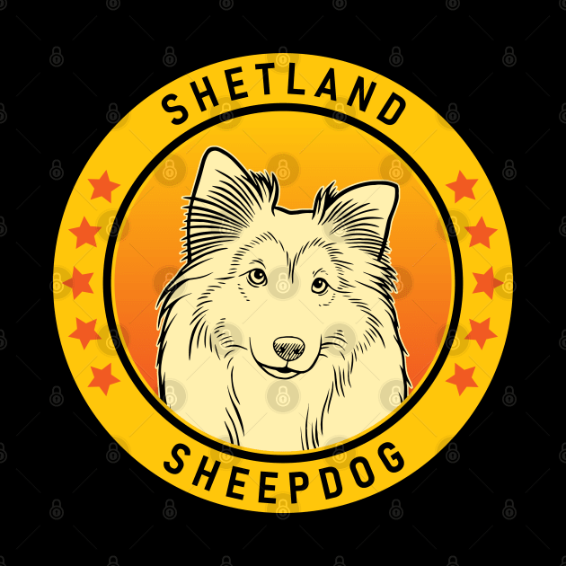 Shetland Sheepdog Dog Portrait by millersye