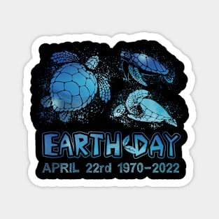 Earth Day 52nd Anniversary Turtle April 22nd Magnet