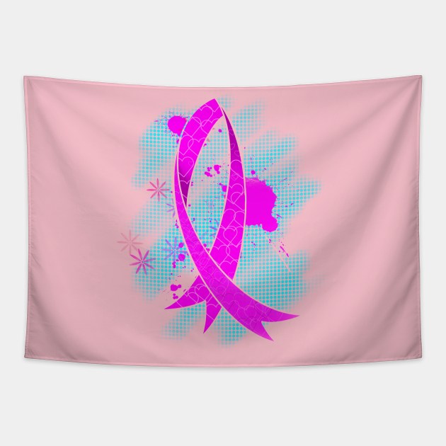 Breast cancer awareness for Elizabeth Tapestry by Jakoboc art