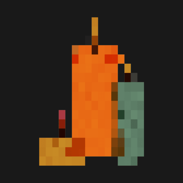 Fall Candles Pixel Art by christinegames