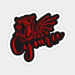 CYMRU DRAIG GOCH RED DRAGON 2 Magnet