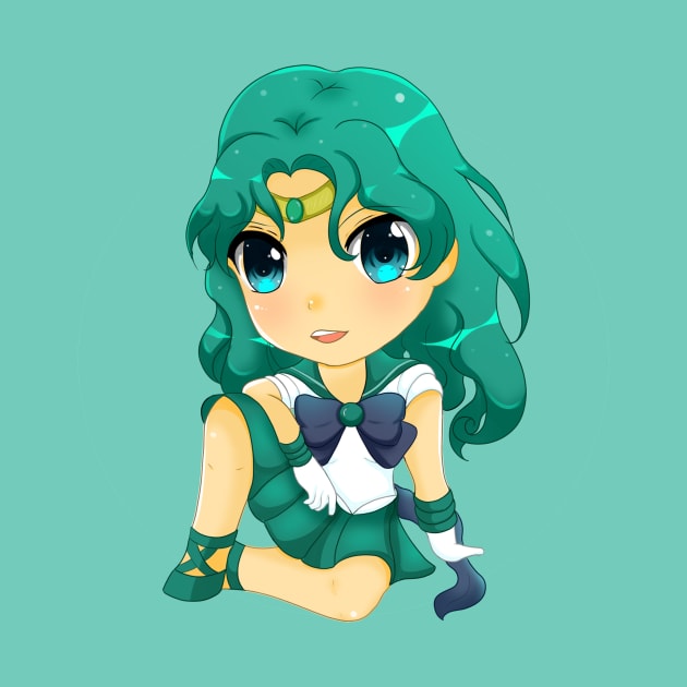 Sailor Neptune by Crystal Hanley Art