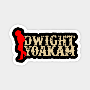 Dwight Yoakam Retro Style Magnet