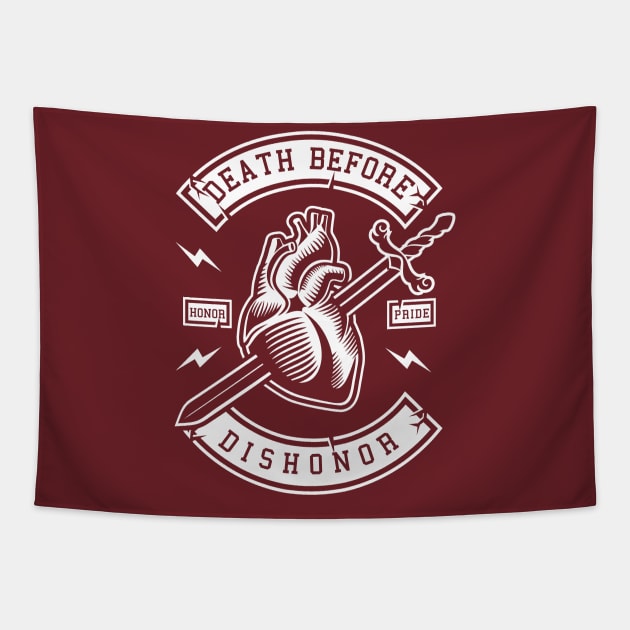 Death Before Dishonor Tapestry by Z1