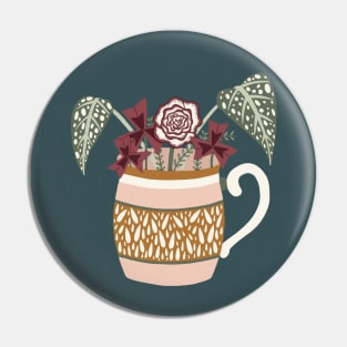 Flower mug 5 Pin