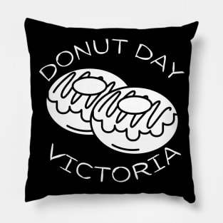 Donut Day Melbourne Victoria. Go Victoria, Congratulations, Another Donut Day. Double Donut Day's. Well Done. Pillow