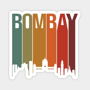 Mumbai Bombay Skyline Maharashtra Marathi Design Magnet