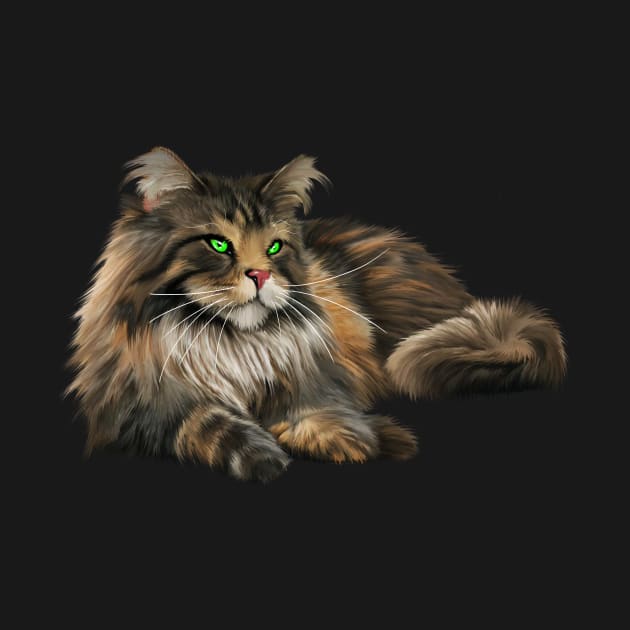 Main Coon Cat, Main Coon Lover by dukito