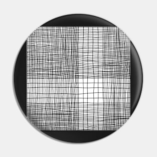 Monochrome black and white graphic plaid minimalist style I Pin