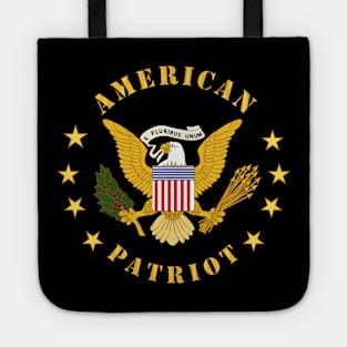 American Patriot w Color Eagle Center - Stars Tote