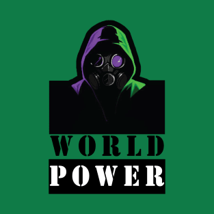 Power World Black And Color T-shirt T-Shirt