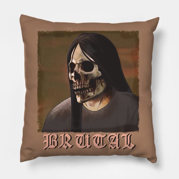 brutal#2 Pillow by shipovik