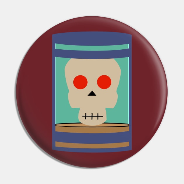 Skull Jar Pin by DavinciSMURF