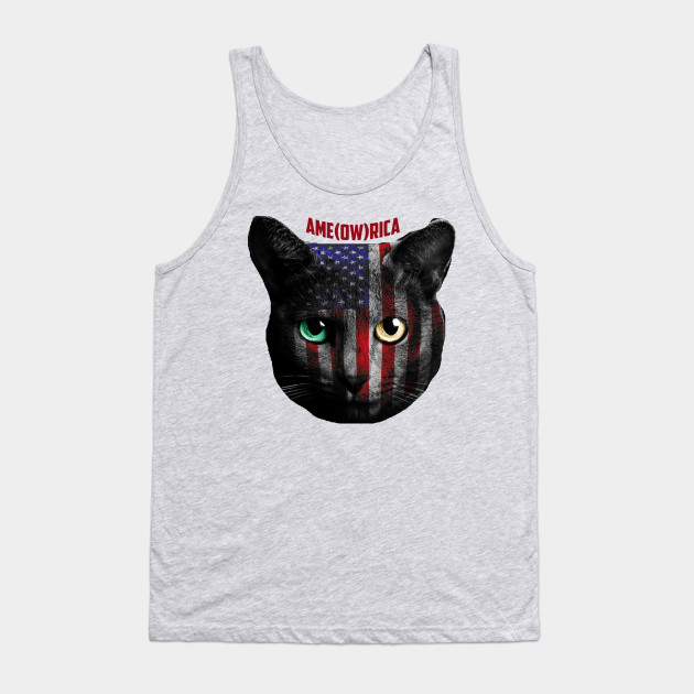 Murica Cat Cat America Tank Top Teepublic