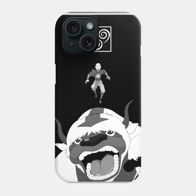 Avatar Aang Phone Case by MoonTeaIllustrations