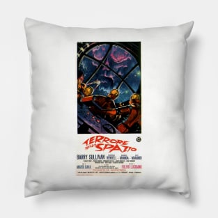 Classic Sci-Fi Movie Poster - Planet of the Vampires Pillow