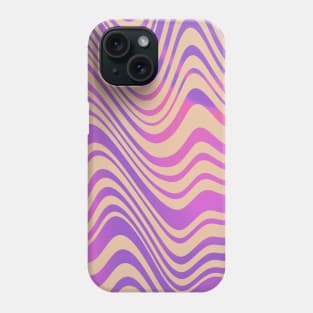 Swirl Abstract Purple Pink Psychedelia 60s Retro Phone Case