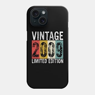 14 Years Old Vintage 2009 Limited Edition 14th Birthday gift Phone Case