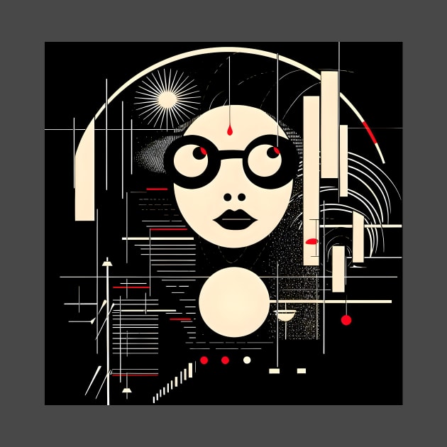 Bauhaus Girl by Polyshirt