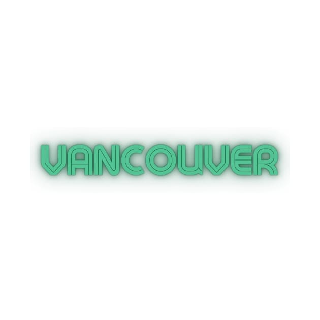 Vancouver Retro Word Art by YegMark