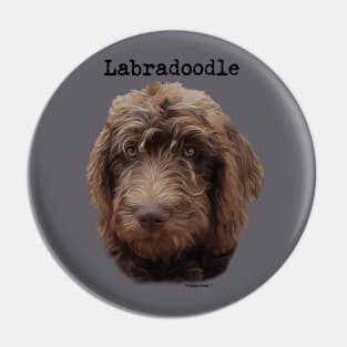 Labradoodle Dog Pin