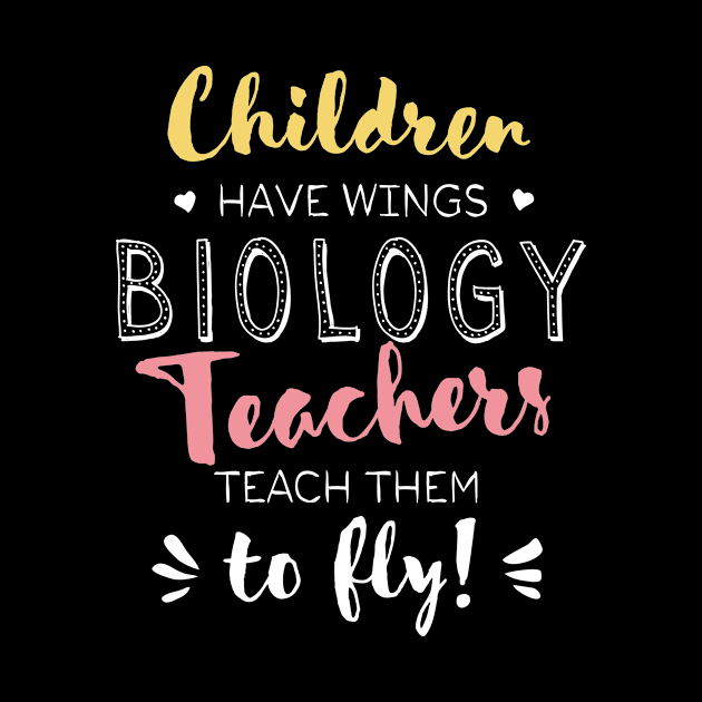 Biology Teacher Gifts - Beautiful Wings Quote by BetterManufaktur