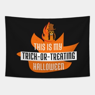 This is my Trick or Treating Tapestry