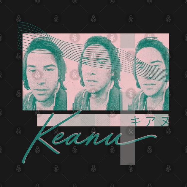 キアヌ KEANU REEVES Aesthetic Fan Design by unknown_pleasures