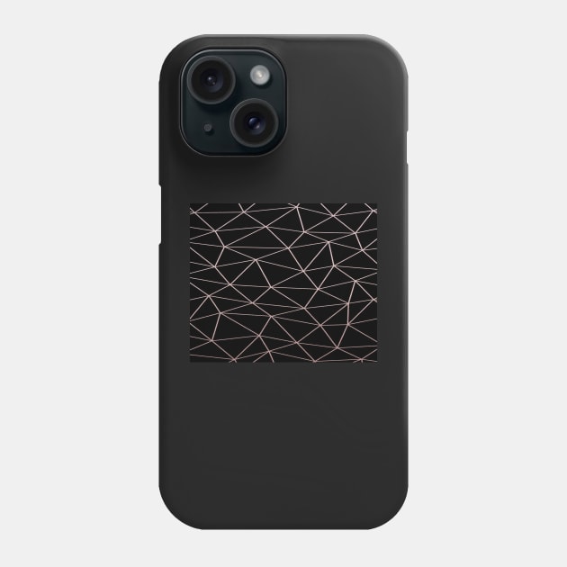 Black Patterns Phone Case by artforrart