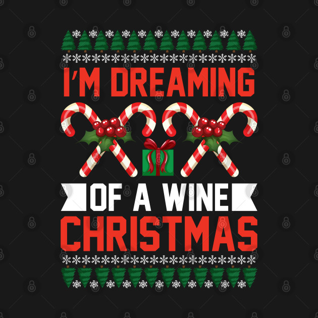 Disover Funny Wine Drinking | Wine Alcohol Lover | Merry Christmas Tree - Wine Christmas - T-Shirt