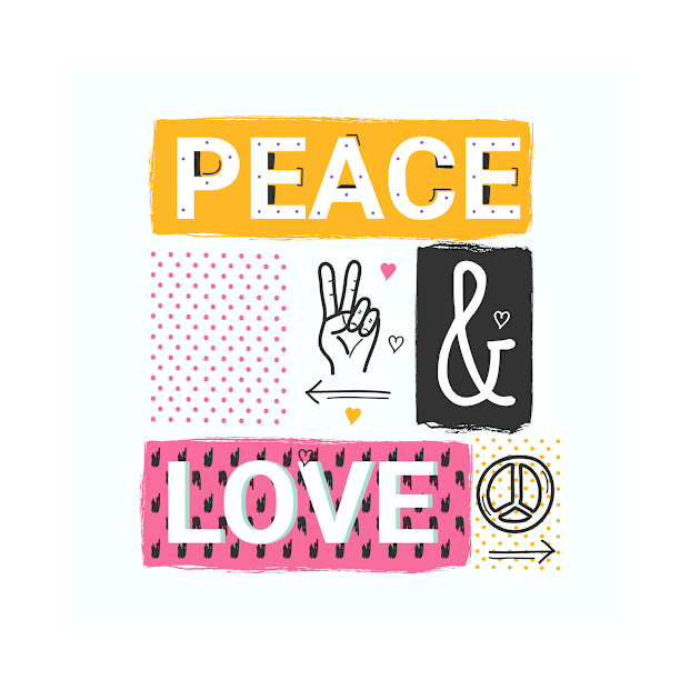 Peace And Love artwork designs by Superior T-Shirt